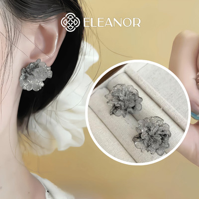 Bông tai nữ chuôi bạc 925 Eleanor Accessories khuyên tai bông hoa phụ kiện trang sức 12205