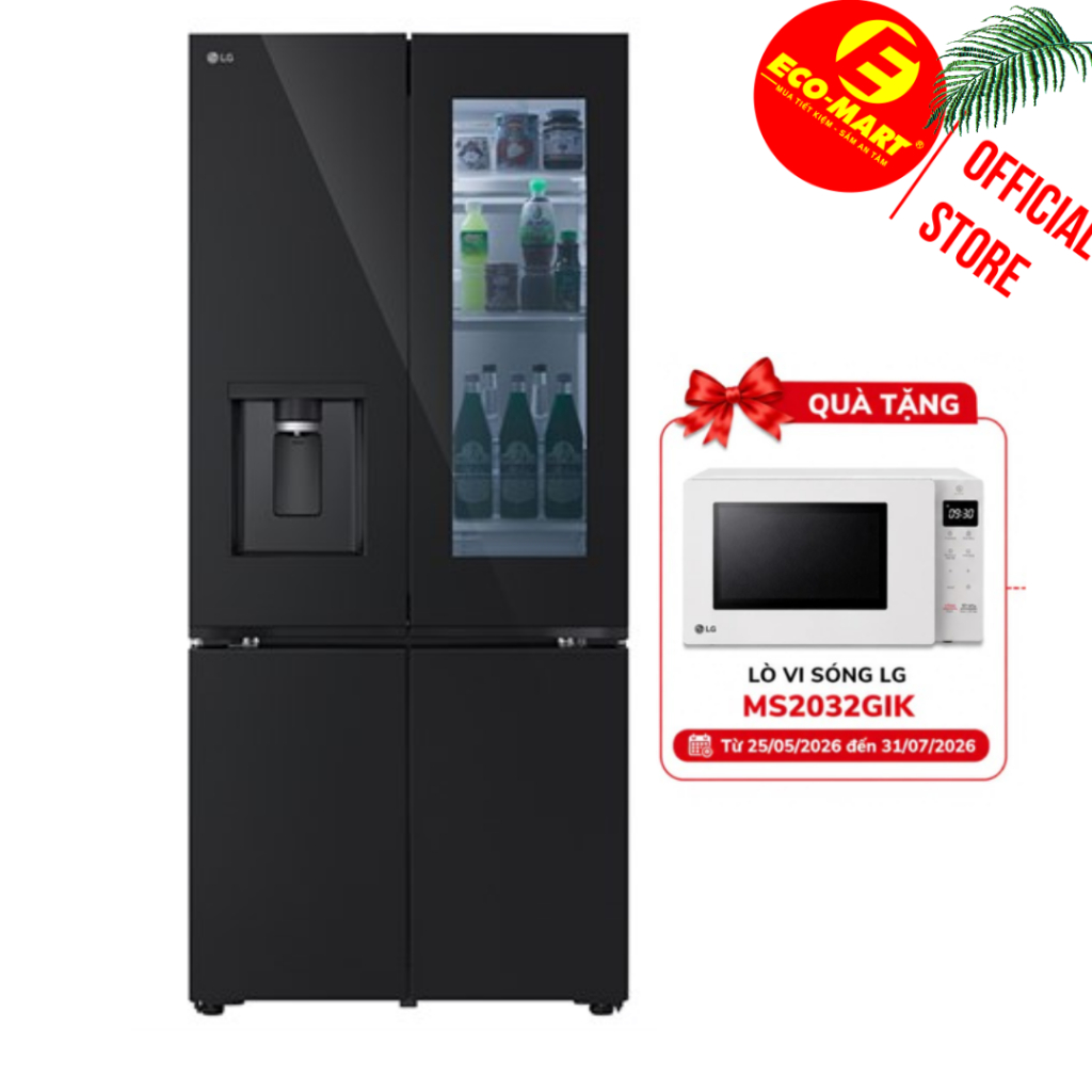 LFD61BLGAI Tủ lạnh LG LFD61BLGAI Inverter 612 lít Multi Door InstaView