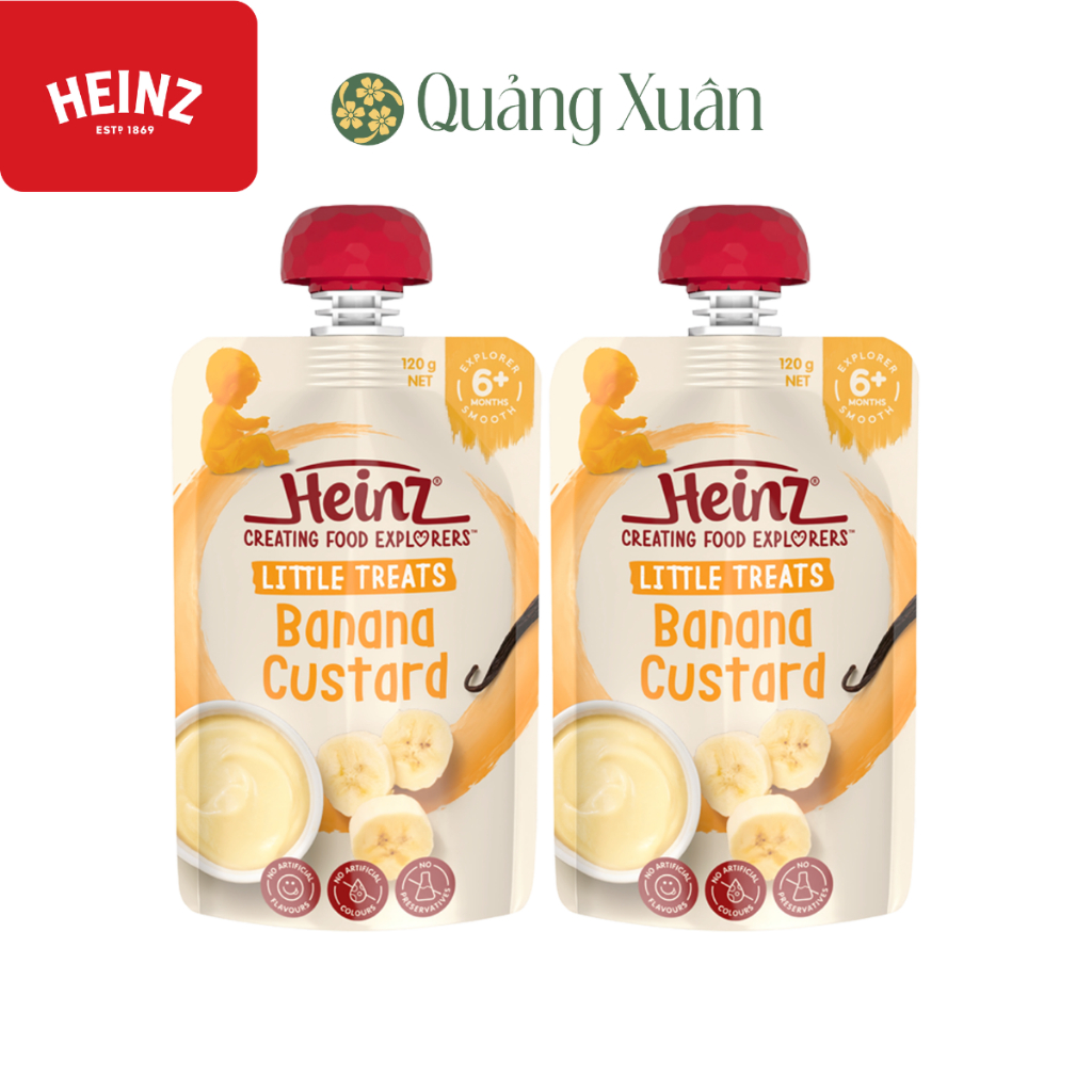 [HSD: 10/2026] Túi ăn dặm HEINZ 120g [váng sữa Heinz]