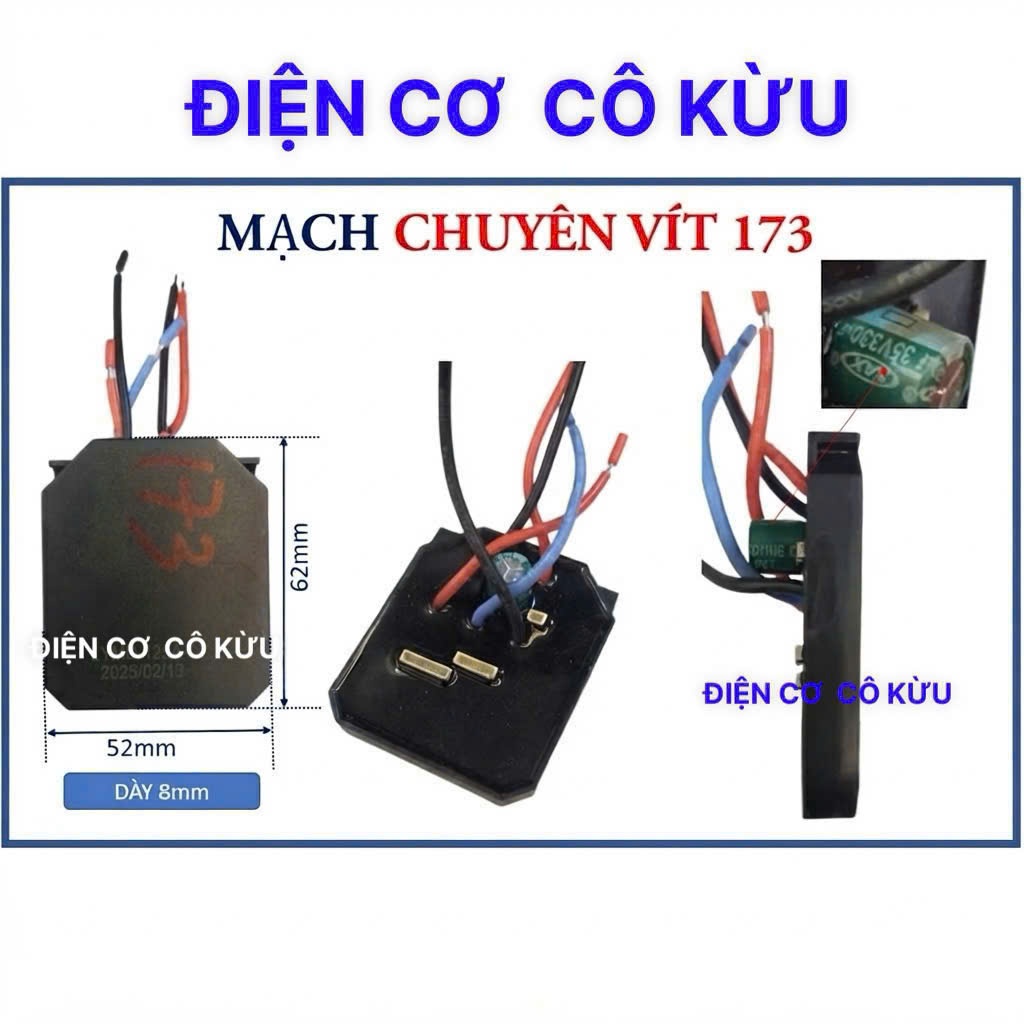 PHỤ TÙNG CHUYÊN VÍT 173, TRỤC CHUYÊN VÍT, MẠCH CHUYÊN VÍT, RÔ TO MKT 173.bot