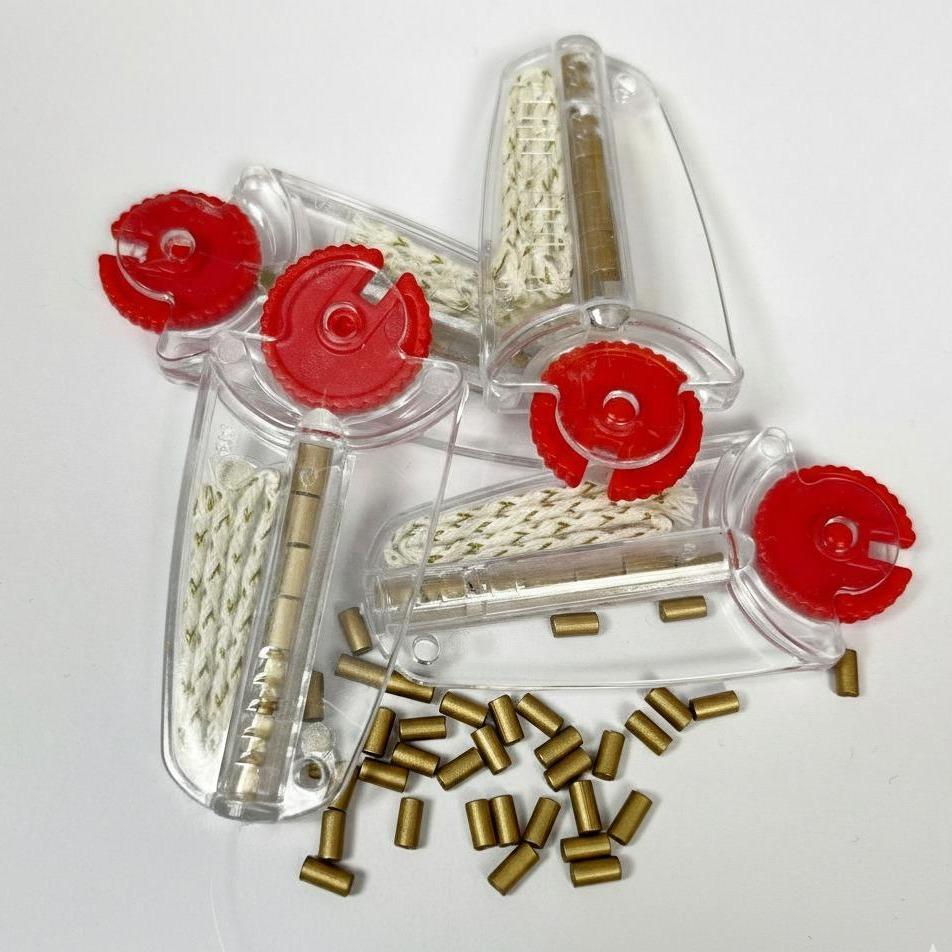 Combo 3 Vỉ Đá Zippo 7 Viên Kèm Dây Bấc Dễ Thay – Đá Bật Lửa Zippo Màu Vàng Tiện Dự Phòng – Bấc Hộp Q