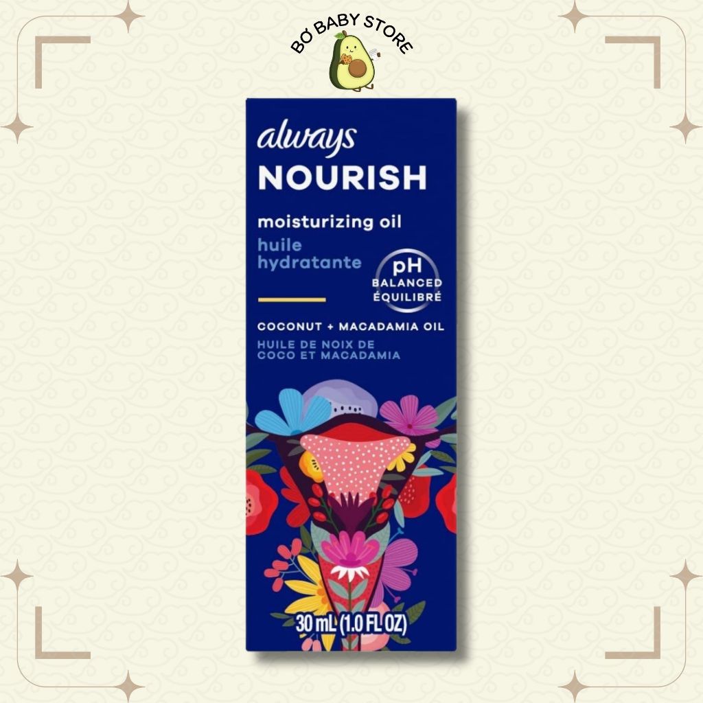 Dầu dưỡng ẩm và giảm khô cho cô bé Always Nourish Moisturizing oil Mỹ (BILL US)