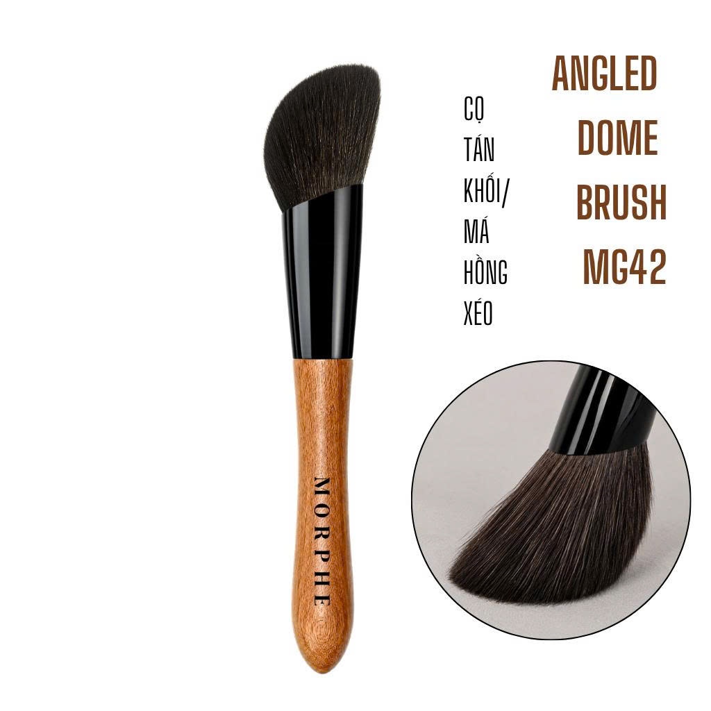 Cọ Đa Năng Highlight Khối Và Phủ Phấn Tán Má Hồng MORPHE Angled Dome Brush MG42