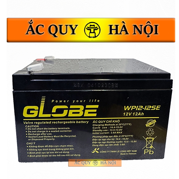 Bình lưu điện Globe 12v - 12Ah WP12-12SE