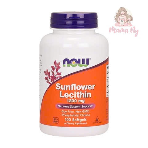 NOW SUNFLOWER LECITHIN 1200MG