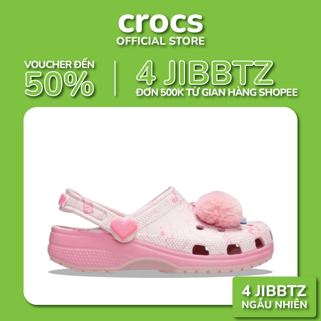 [ CHÍNH HÃNG ] Giày Clog Unisex Classic Loopy 'Pink'