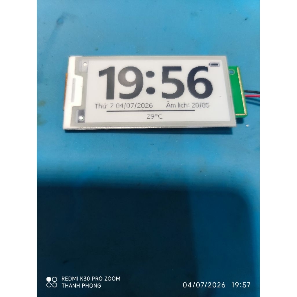 màn hình e-ink ( app)