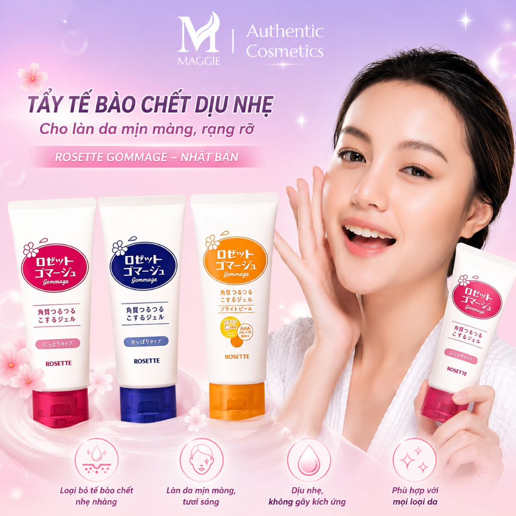 Tẩy Da Chết Rosette Peeling Gel 120g