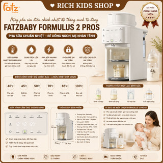Máy pha sữa điều chỉnh nhiệt độ thông minh tự động Fatzbaby Formulus 2 Pro