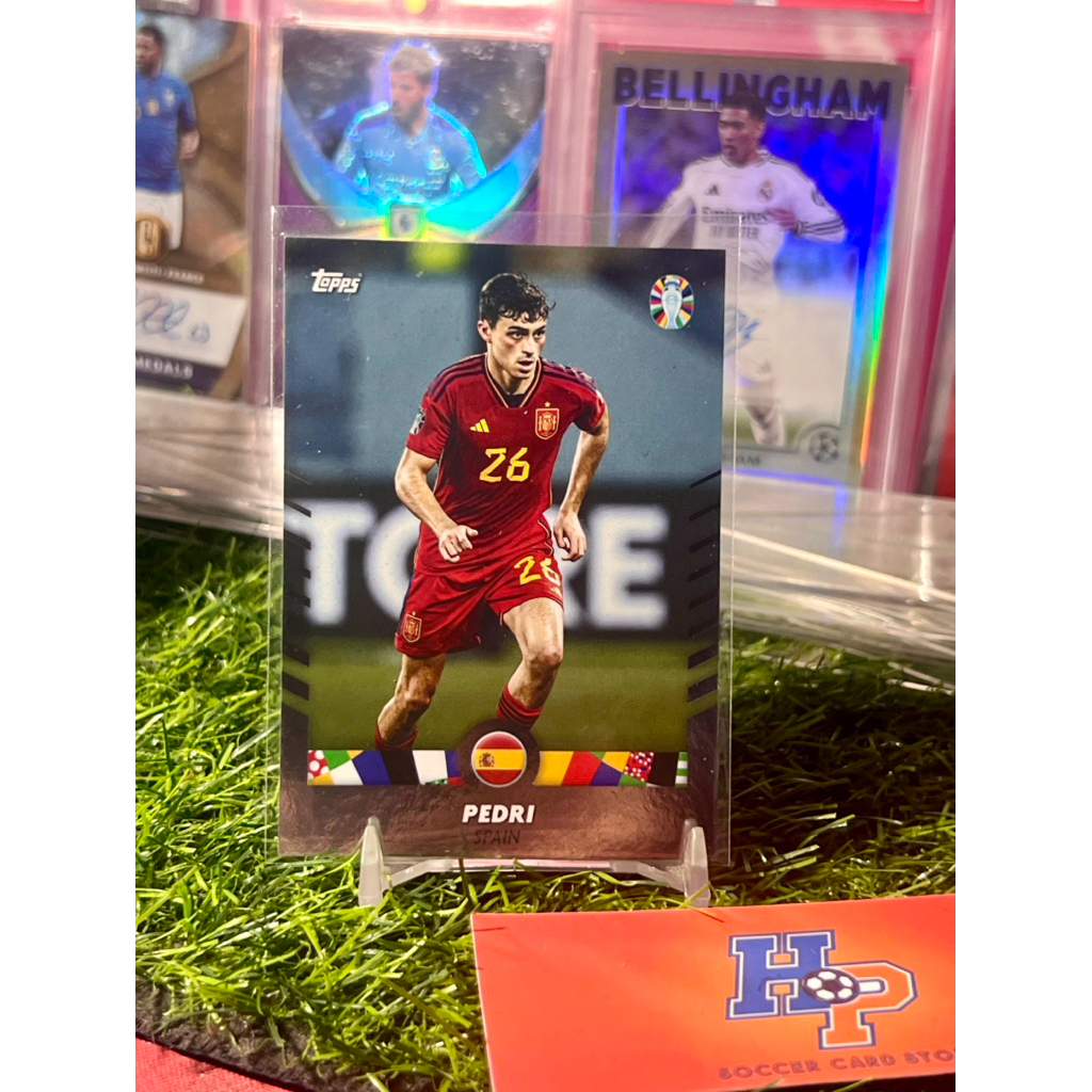 Thẻ bóng đá Pedri Topps Jose Mourinho Eur0 2024