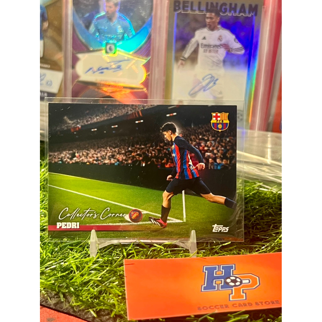 Thẻ bóng đá Pedri Collector Corner Topps Barcelona Team Set 2025