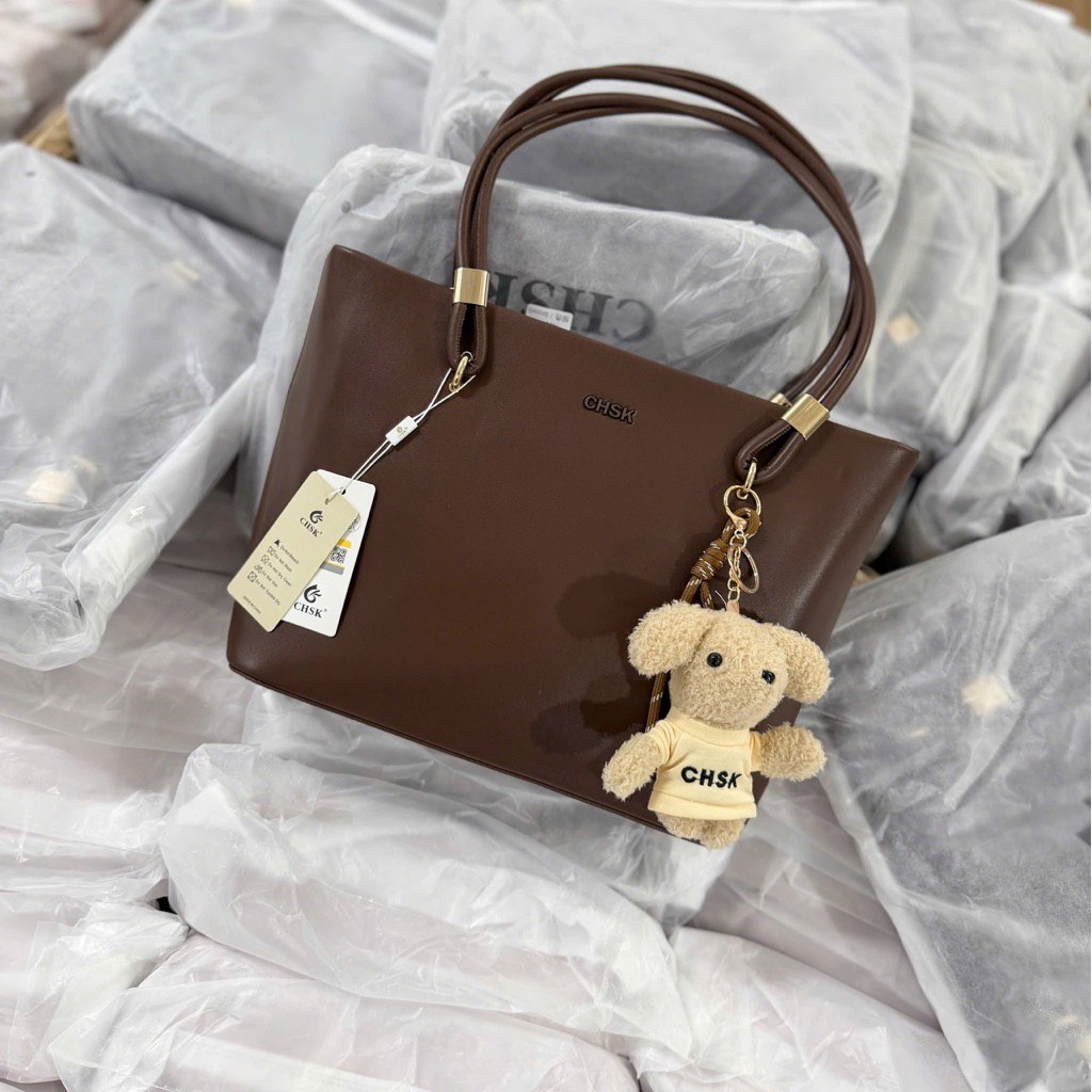 Túi Tote Nữ CHSK Big Size Công Sở Da Mềm Đeo Vai Form Lớn Đựng Laptop 14 Inch Cao Cấp