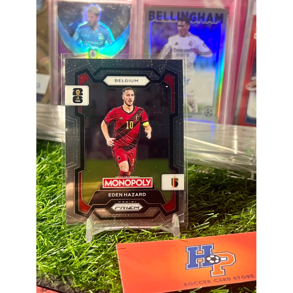 Thẻ bóng đá Eden Hazard Panini Prizm Worldd Cup 2026