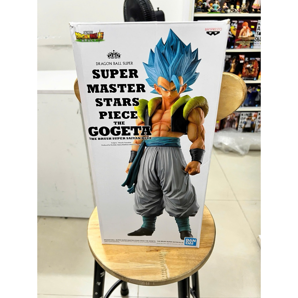 Mô Hình Dragon Ball - Gogeta Super Saiyan Blue Super Master Stars Piece (SMSP) Chính Hãng Bandai - Đ
