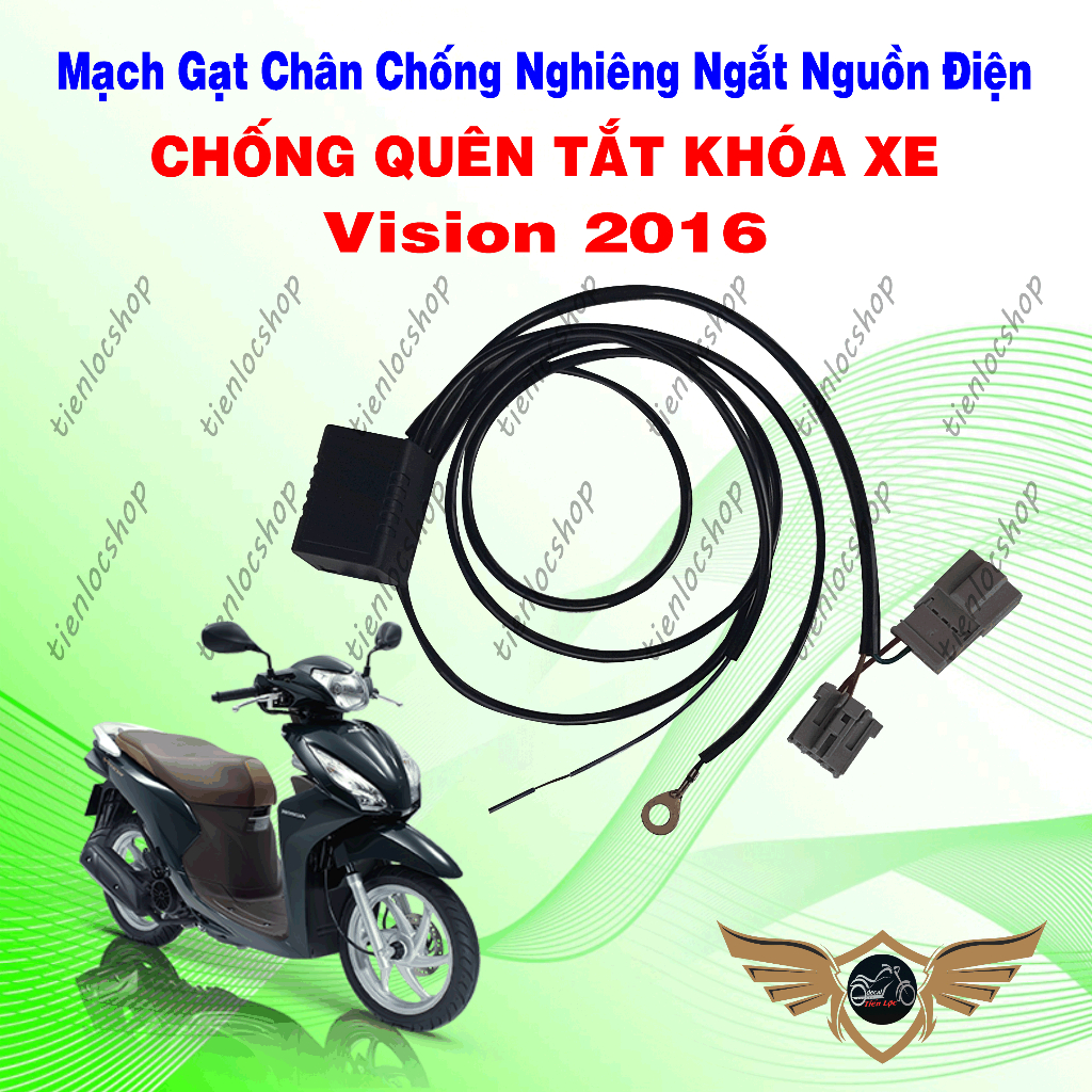 Mạch Chống Hết Bình Ắc Quy Khi Quên Tắt Khóa Xe Honda Vision 2016 – Bộ Bảo Vệ Bình Tự Ngắt