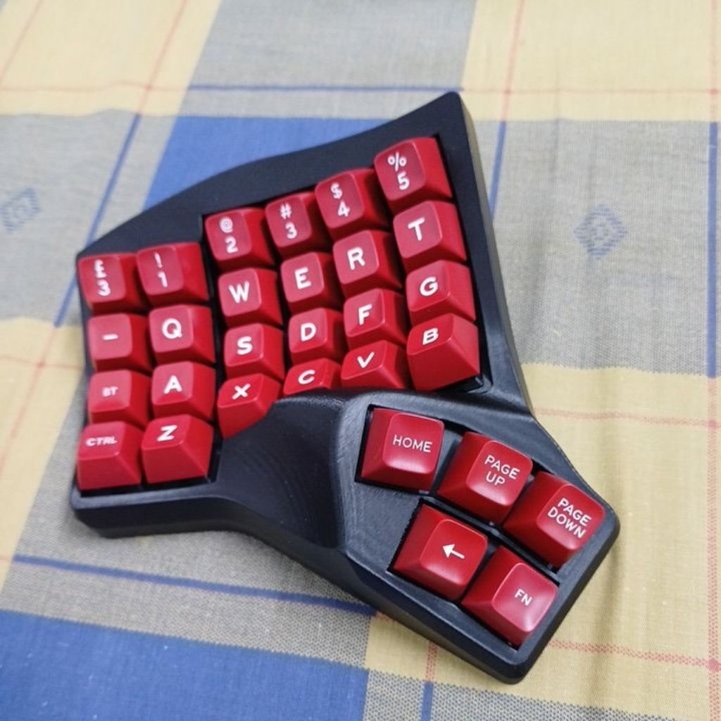 Bàn Phím Cơ Ergonomic Scylla MK2 - Bàn Phím Tách Đôi Columnar Stagger, Chống Mỏi Cổ Tay, Custom Mech