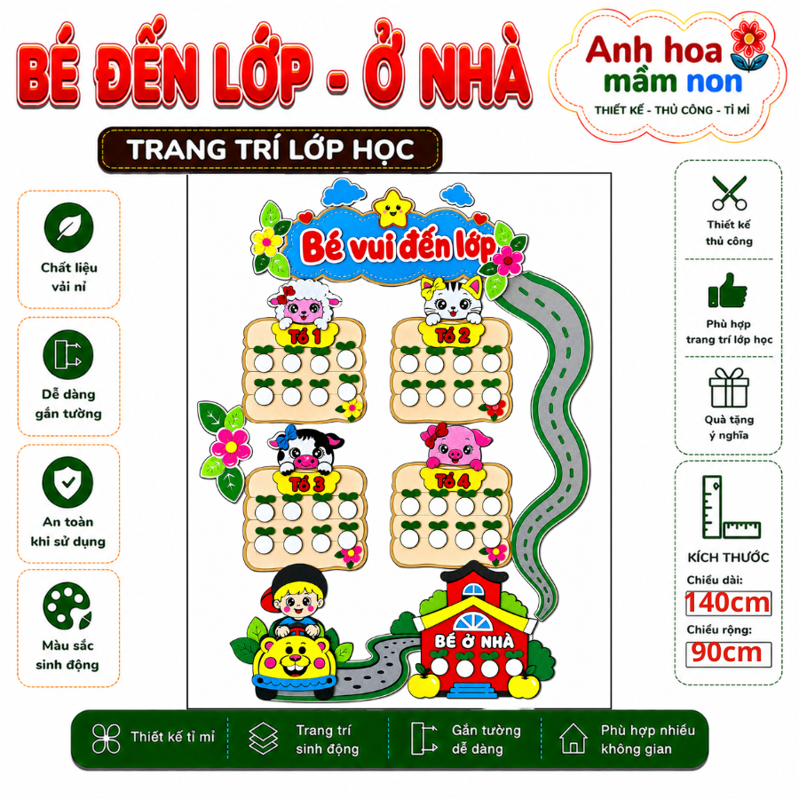 BÉ ĐẾN LỚP- Ở NHÀ , Trang trí  mầm non,Tranh góc Steam , Steam mầm non , Tranh góc, góc stream mầm n