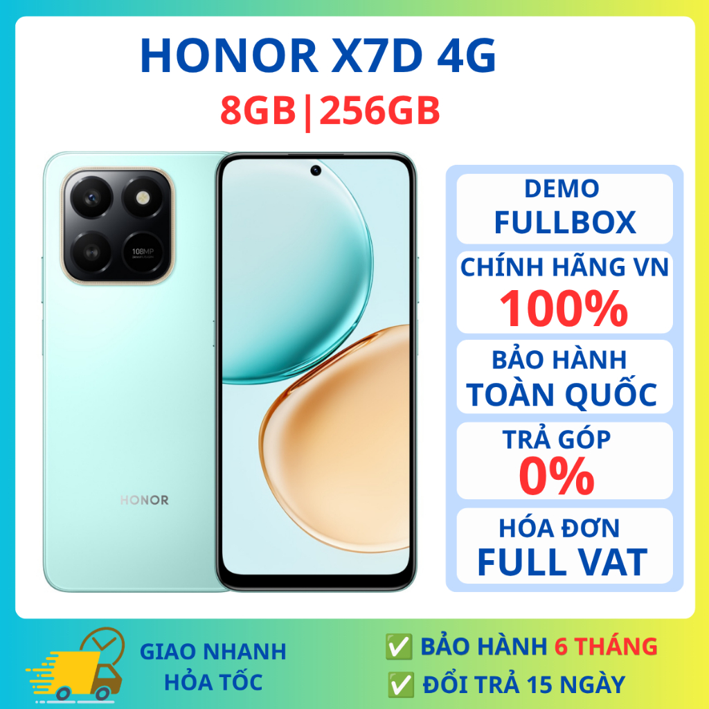 Điện Thoại Honor X7d 5G 8GB 256GB - Chính Hãng Fullbox Demo | BigBuy360 - bigbuy360.vn