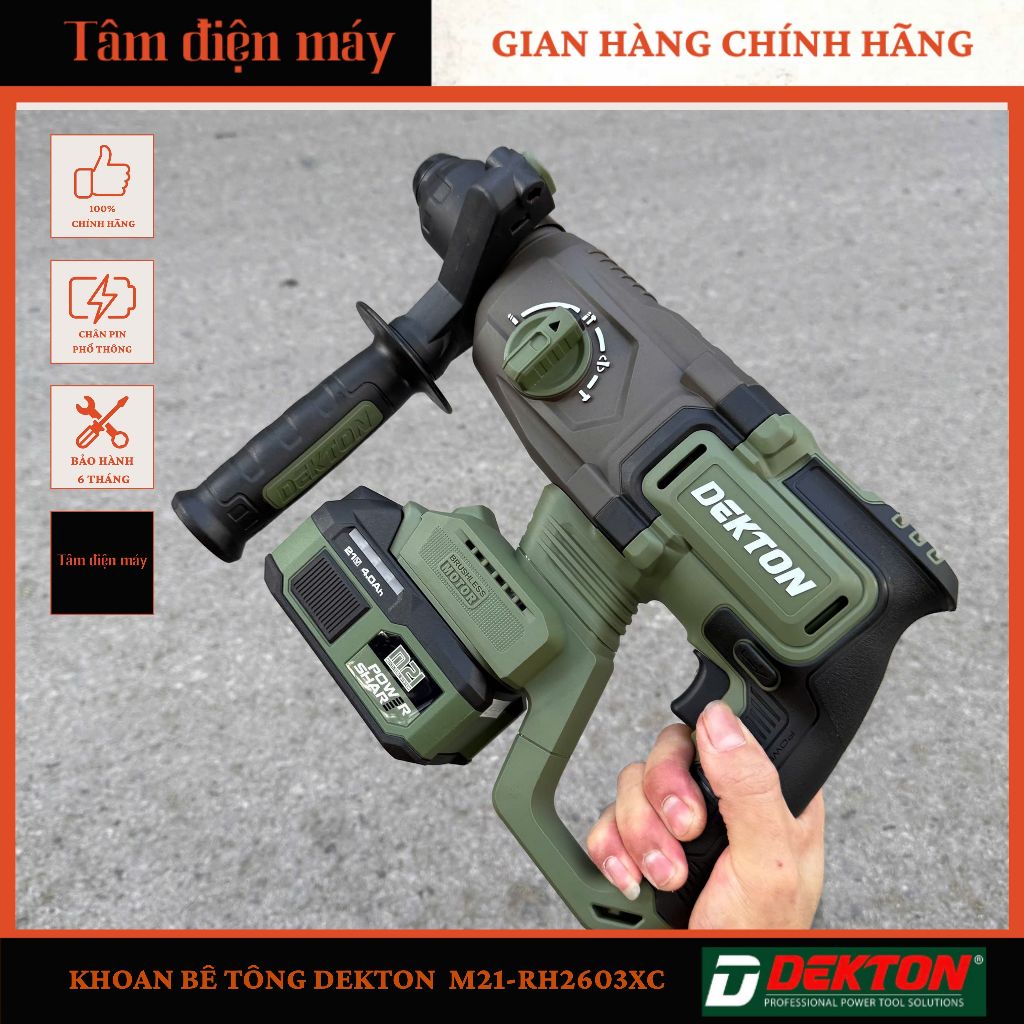Máy Khoan Bê Tông DEKTON M21-RH2603XC [Chính Hãng]