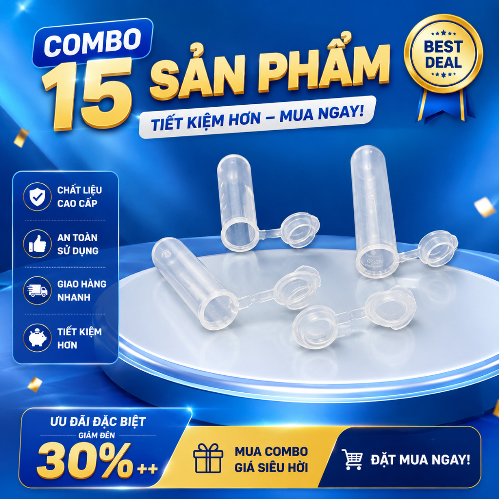 Ống Nhựa Đựng Queen 2ml - Pack Dưỡng Queen & Ship Queen Lẻ