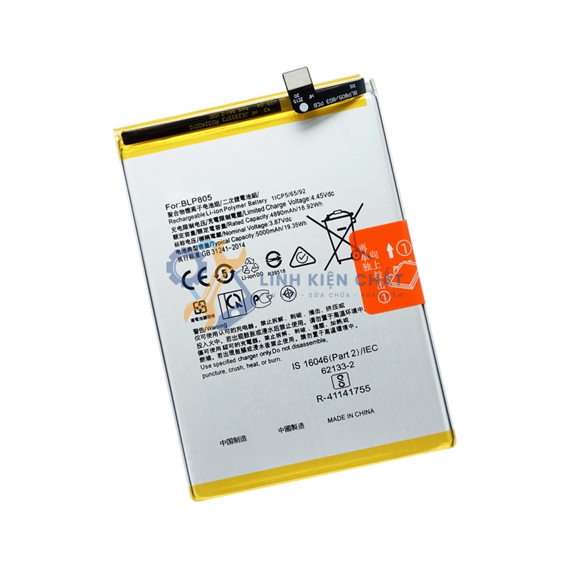 Pin cho Oppo A53s 5G CPH2321 (BLP805) 5000mAh Zin - Hàng Linh Kiện