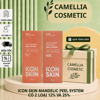 [ĐẠI LÝ CHÍNH HÃNG] Peel Icon Skin 12% Mandelic & 25% Mandelic Peel Căng Bóng,Sáng Da Không Bong Chính Hãng