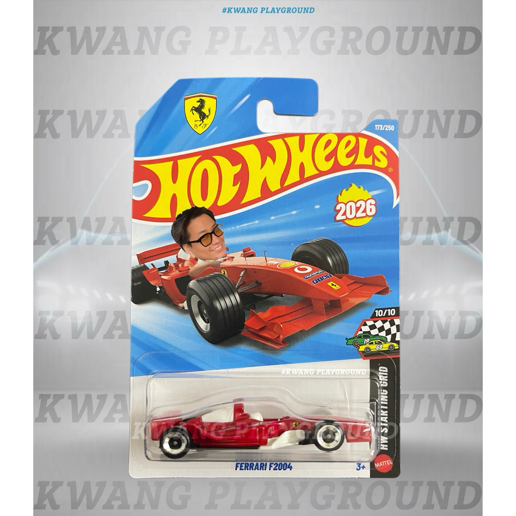 Kwang Playground - Xe mô hình Hot Wheels basic Ferrari F2004 - Case M 2026