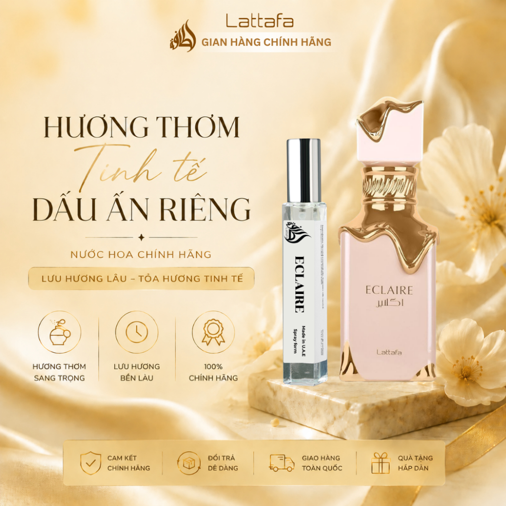 Chiết 10ml | Nước Hoa Nữ Lattafa Eclaire Eau De Parfum