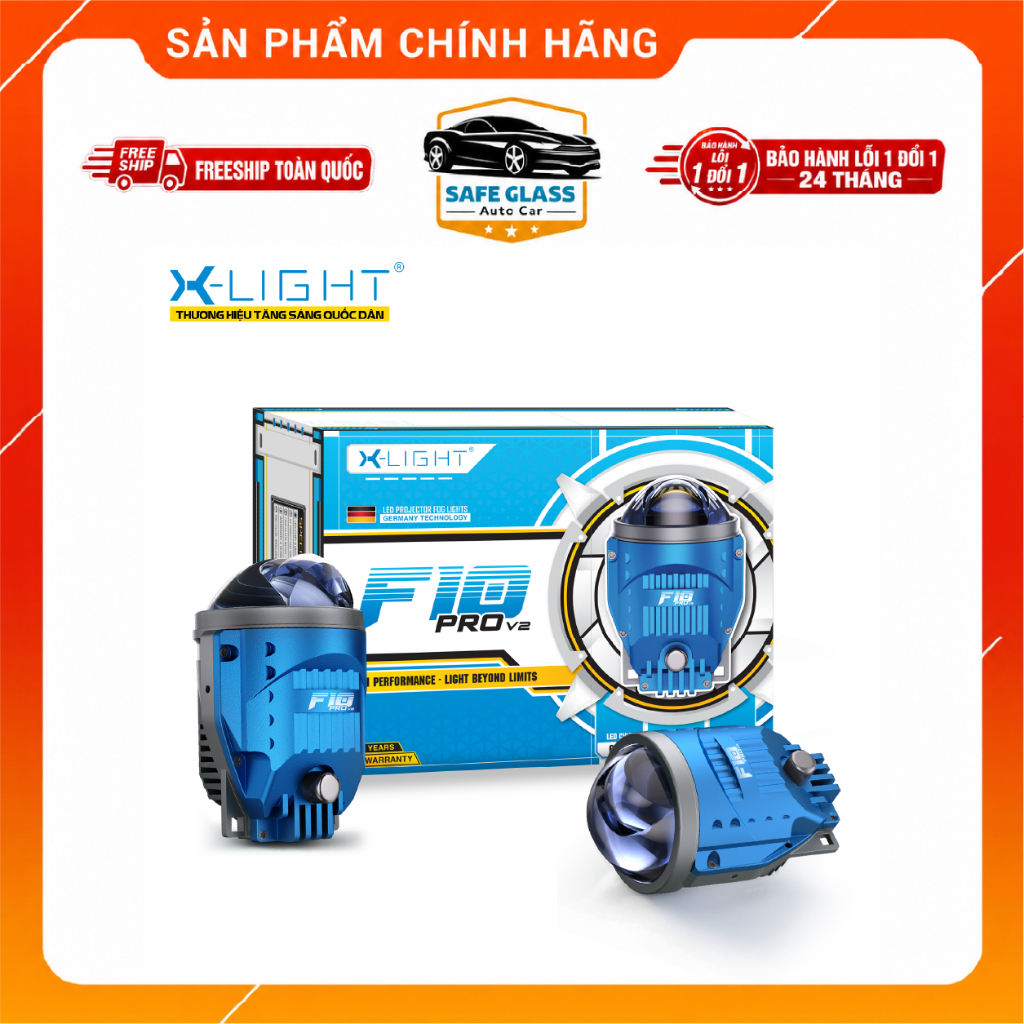 Bi Gầm X-light F10 Pro 3.0inch V2 - 3 Màu ( Hàng Chính Hãng )
