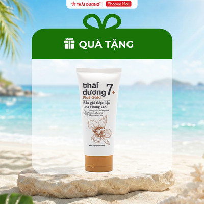 [Quà tặng] Dầu gội Thái Dương 7 Plus Gold Hoa Phong Lan 50g - Sao Thái Dương