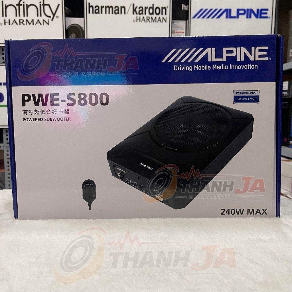 Alpine PWE S800 Có Kèm Phụ Kiện , Lắp Hỏa Tốc , Bảo Hành 2 Năm