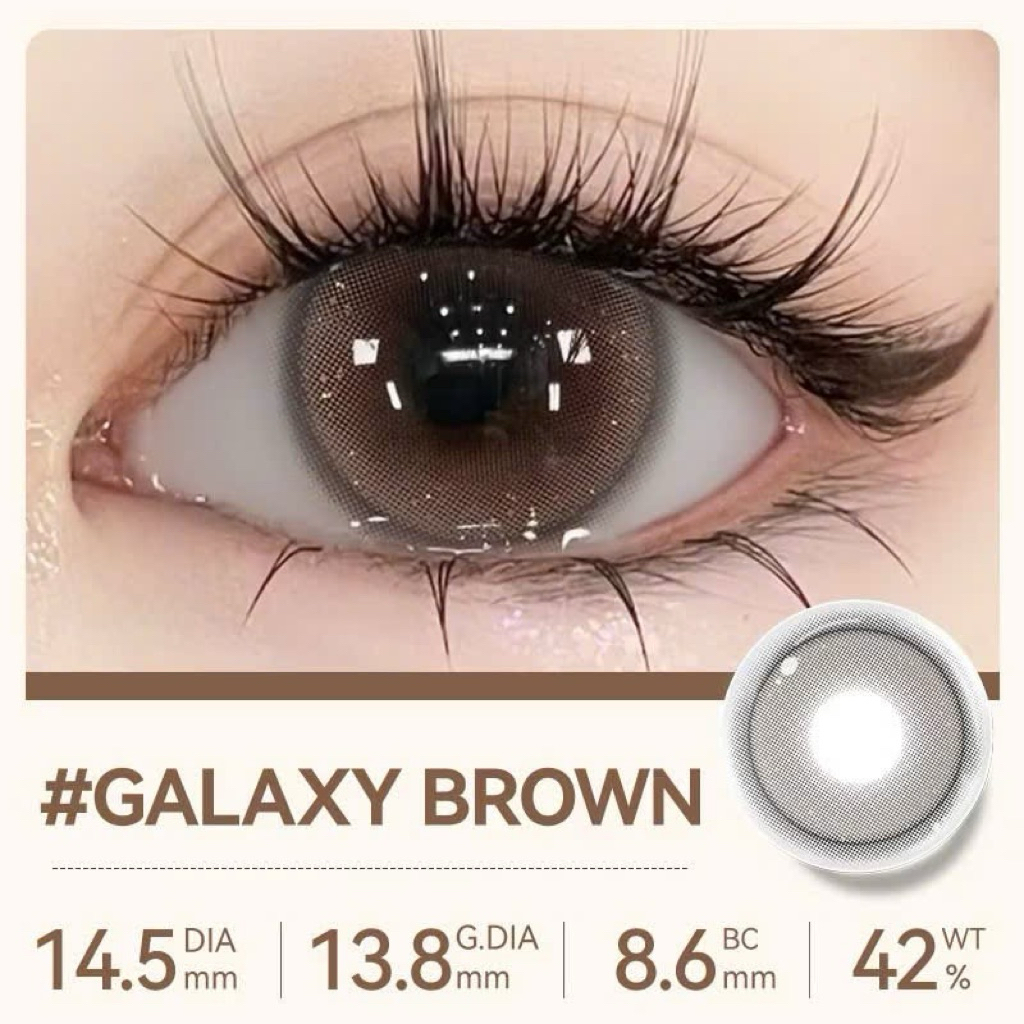 Star Lens 1 Ngày Galaxy Bronw 14.5