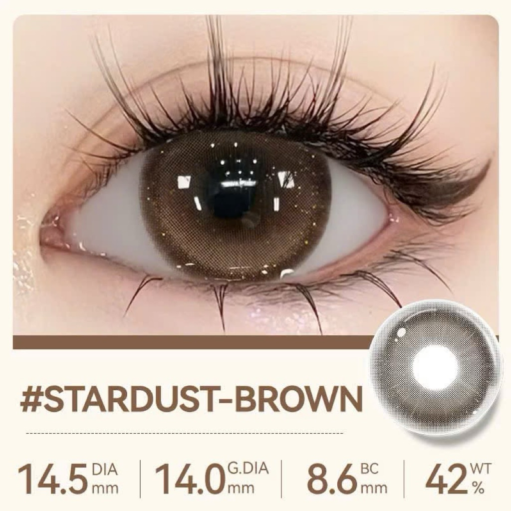 Star Lens 1 Ngày Stardust Brown 14.5
