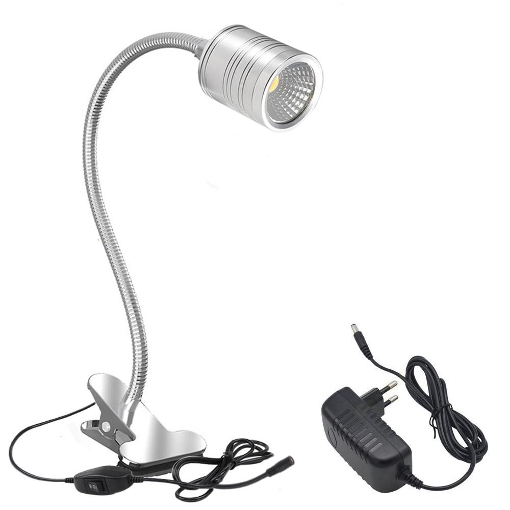 Đèn đọc sách kẹp bàn đầu giường 3 chế độ ánh sáng chống cận, Đèn Led Tích hợp đèn ngủ Led BOFIT 5W