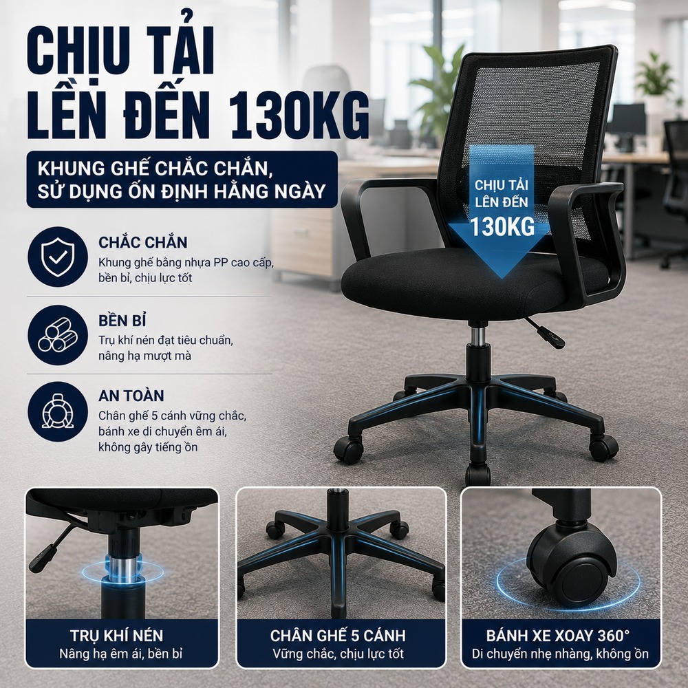 Ghế văn phòng|AetheraHome|thiết kế ghế lưới cao cấp| xoay 360 độ ghế|thích hợp học tập và làm việc | BigBuy360 - bigbuy360.vn