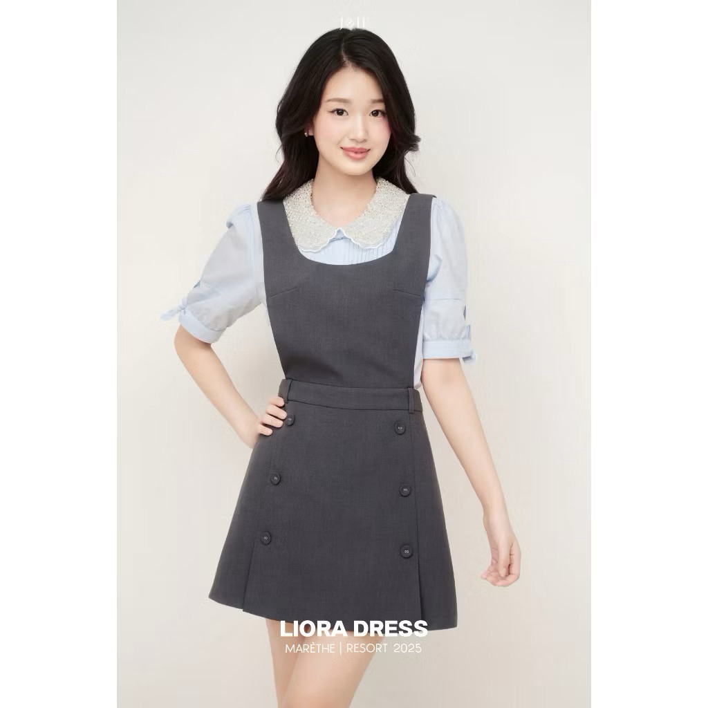[Pass/Thanh lý] JOIE DES ROSES - (Đọc mô tả) Set Yếm Joie size M