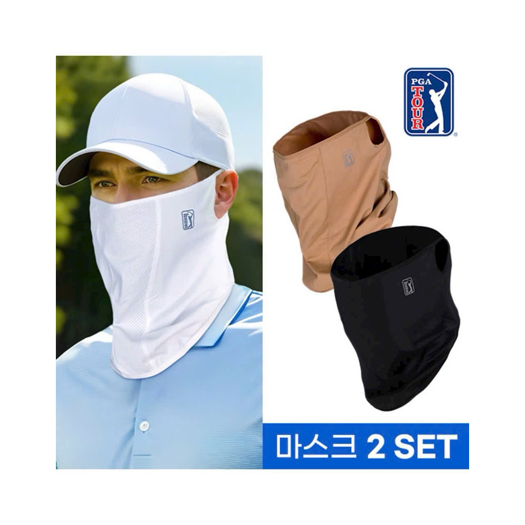 [PGA GOLF MASK] Khẩu Trang Chống Nắng Golf PGA TOUR COOLING Nam - Nữ Dạng Ống Chất Thun Lạnh Co Giãn