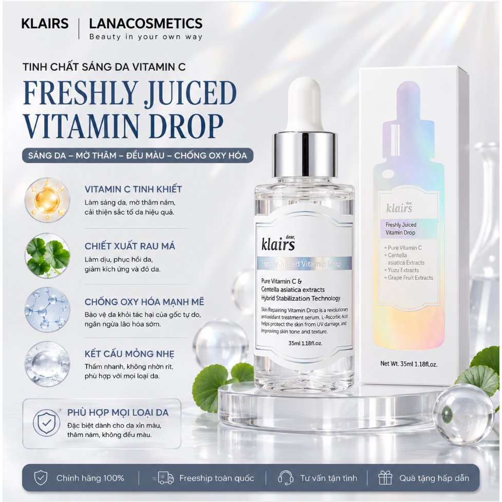 Serum vitamin C Klairs Freshly Juiced Vitamin Drop - 35ml