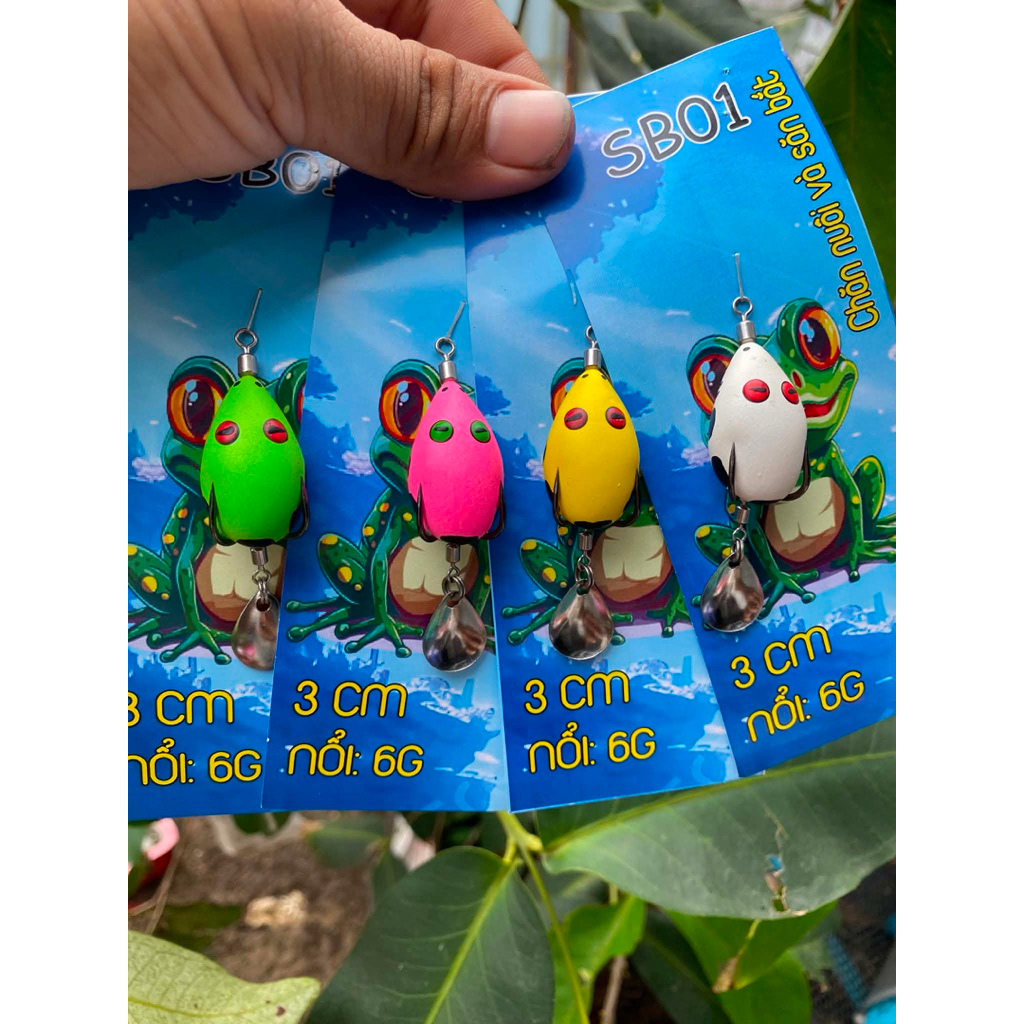 nhái hơi SB01 nhái hơi câu lure cá lóc , nhái hơi chất lượng