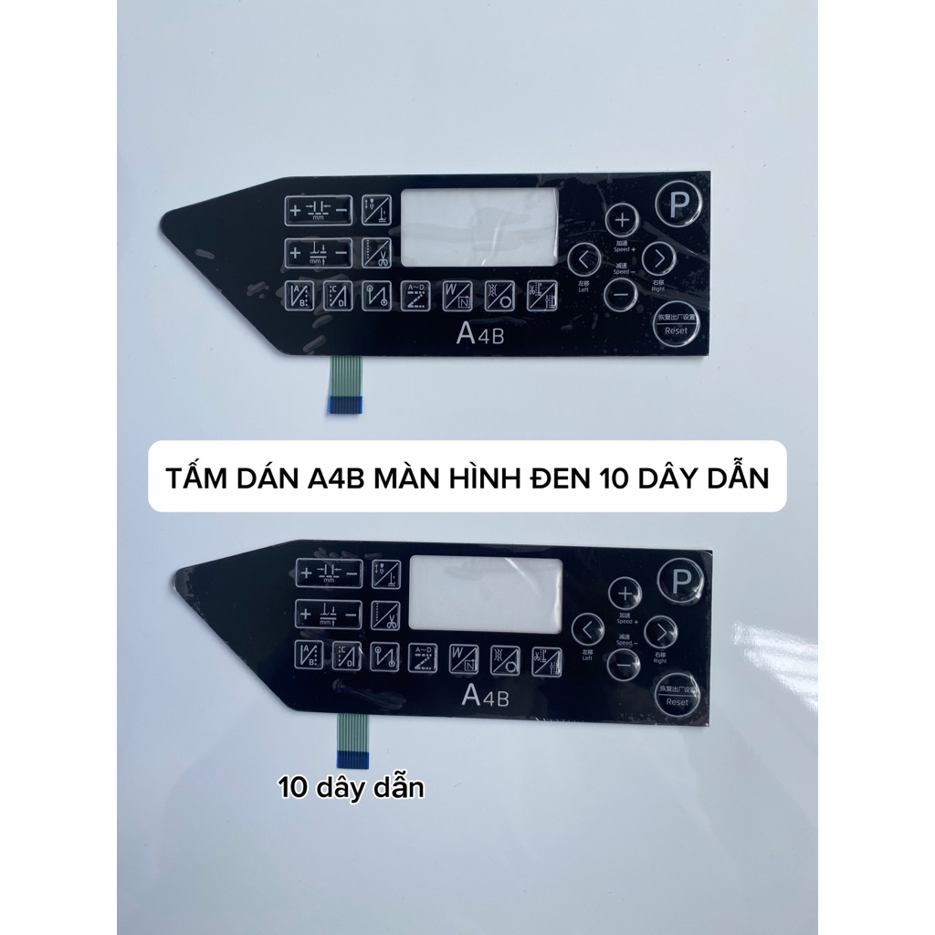 🌟 TẤM DÁN MÀN HÌNH MÁY MAY JACK A4B – MÀN HÌNH ĐEN – CHÂN 10 DÂY | HÀNG CHÍNH HÃNG