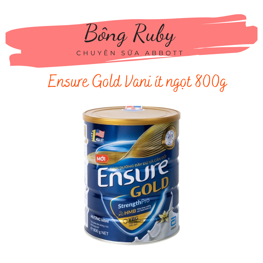 Sữa Bột Ensure Gold Hương Vani 800g