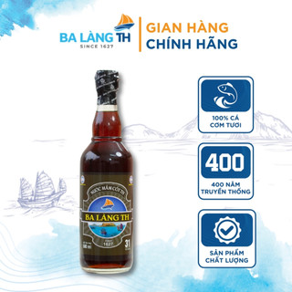 Nước Mắm Cốt Ba Làng TH 400 Năm Truyền Thống Chai Thủy Tinh 500ml
