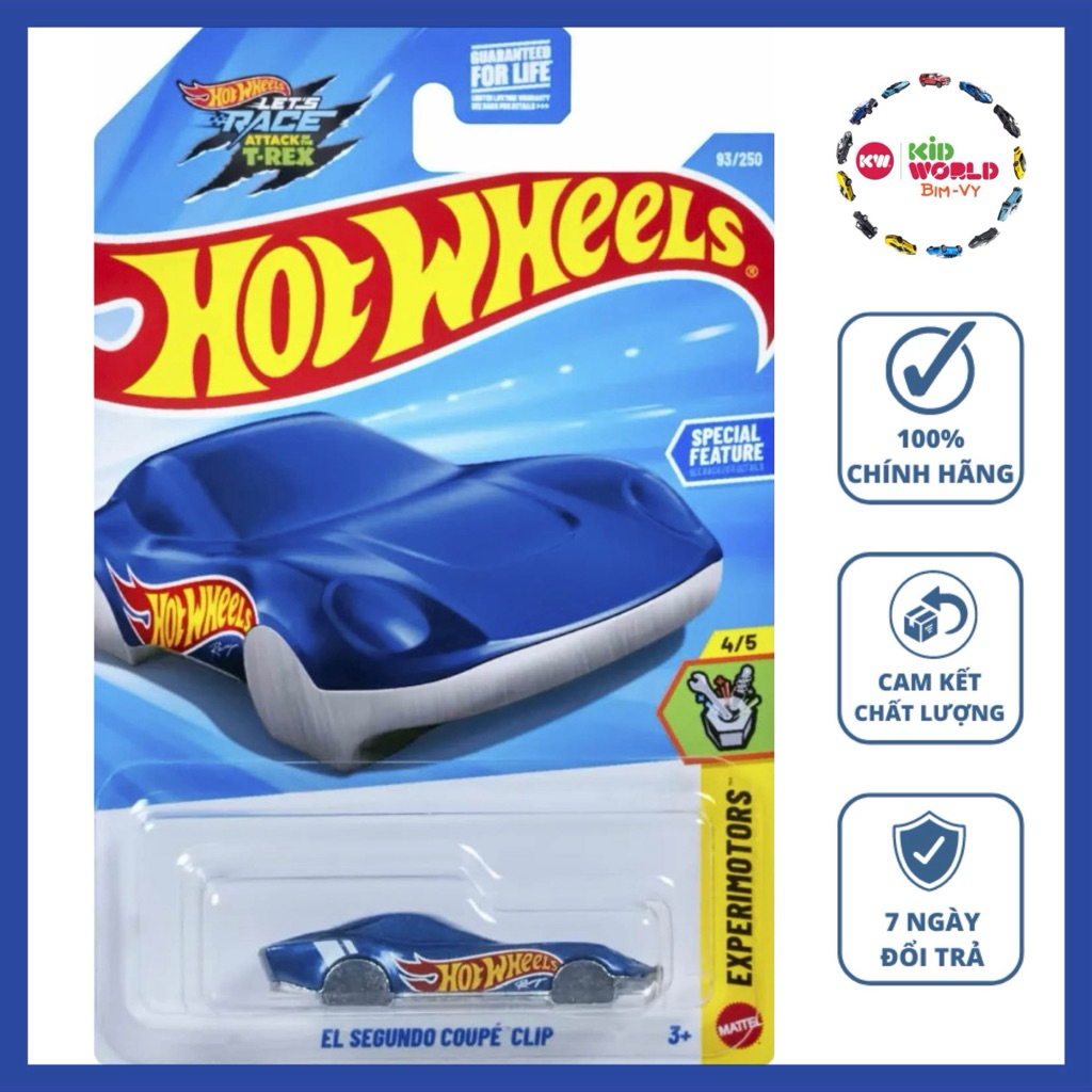 Xe mô hình Hot Wheels basic Móc khoá El Segundo Coupe Coupe Clip JJL05.