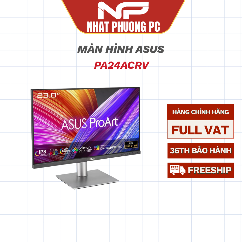 Màn hình Asus ProArt PA24ACRV 24 inch IPS 2K 75Hz