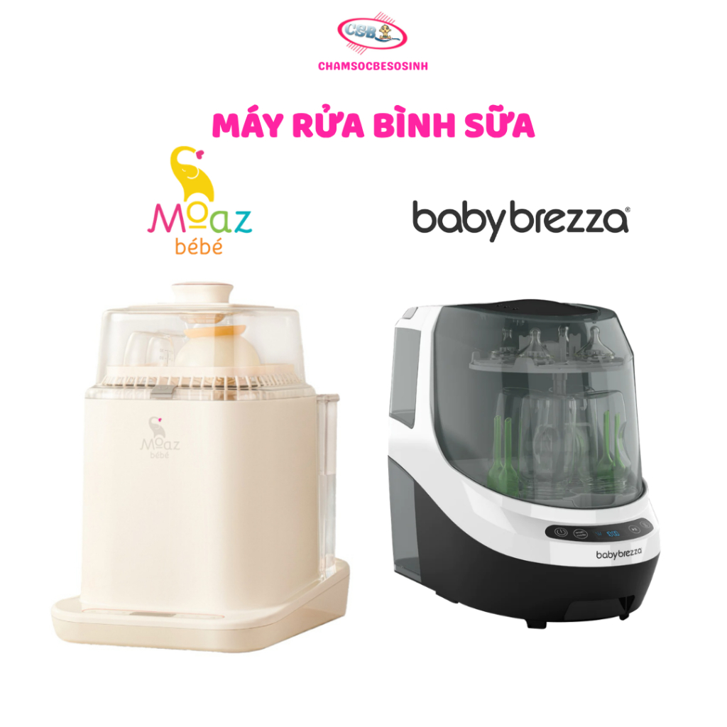 Máy rửa bình sữa BabyBrezza Bottle Washer Pro / Moaz Bebe MB064