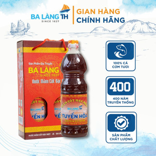 Xách Nước Mắm Cốt Đặc Biệt Ba Làng TH 900ml Combo 2 Chai