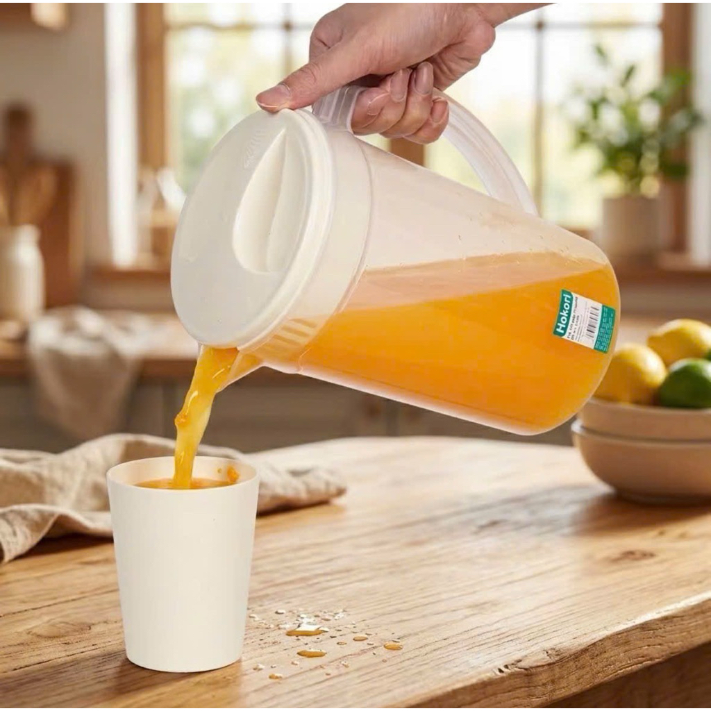 Bộ Bình 2500ml và 4 cốc nhựa Việt Nhật Mẫu Mới 6052 chịu nhiệt xinh xắn
