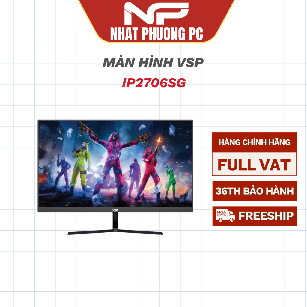 Màn hình Gaming VSP IP2706SG 27 inch FHD 120Hz 1ms IPS