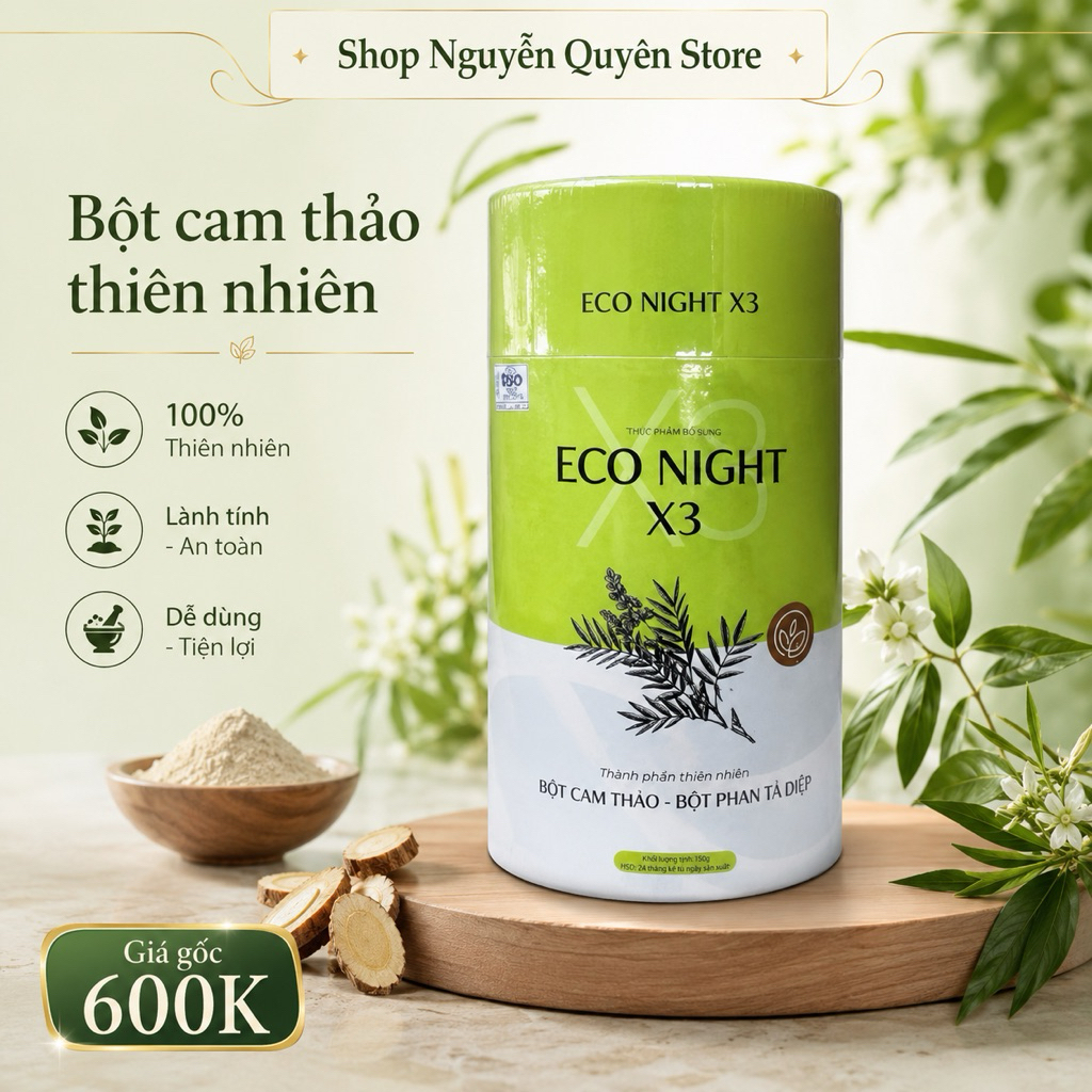 Trà thảo mộc Eoo night X3 giúp ngủ ngon - Dùng thử (Tặng kèm 1 gói Eoo night)