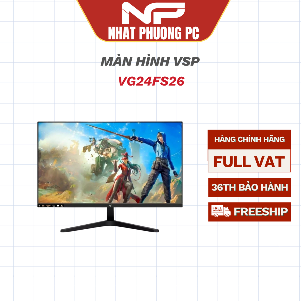Màn hình Gaming VSP VG24FS26 24 inch FHD 260Hz 1ms IPS